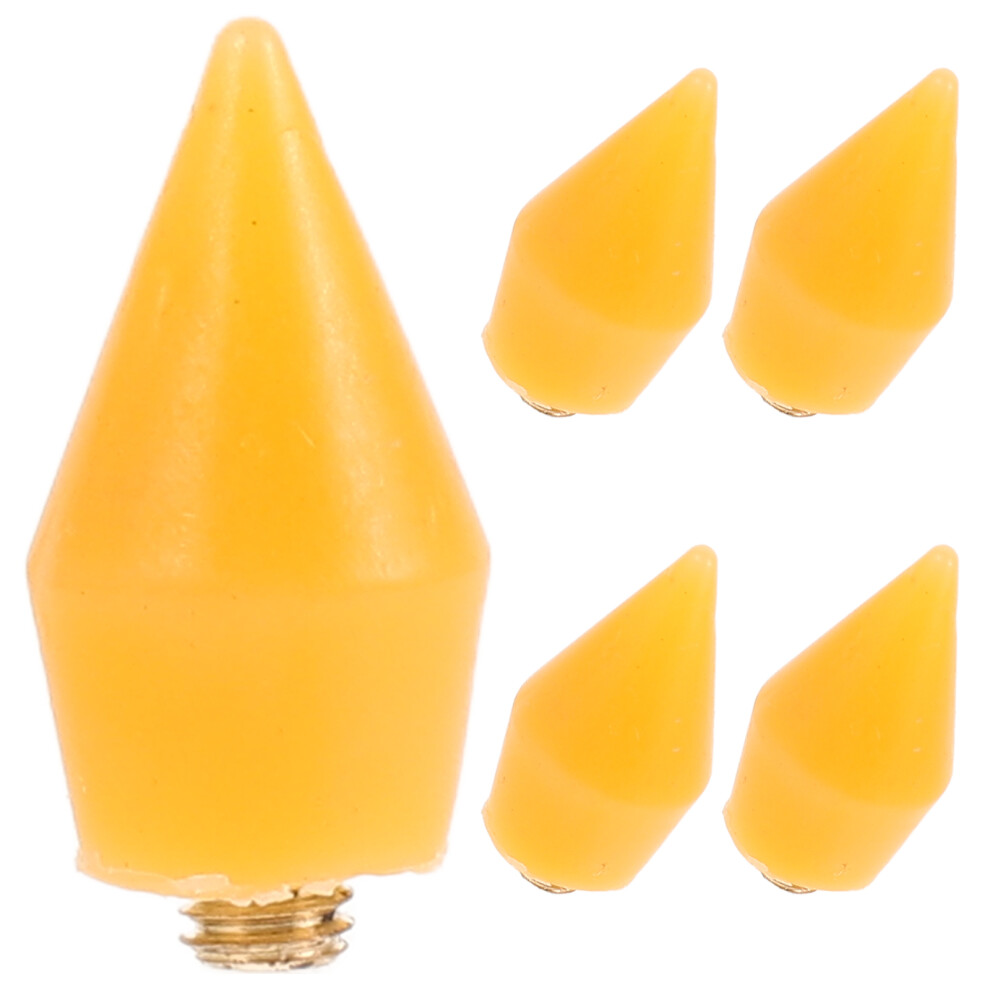 Artibetter Yellow 10Pcs Nail Gems Picker Tool With Durable Wax Head For Home Use