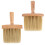 6Pcs Khaki Solid Wood Keyboard Dusting Brushes for Home and Office Use 1