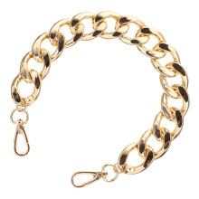 2Pcs Golden Fashionable Alloy Bag Chain Durable DIY Handbag Accessory