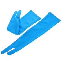 2Pairs Extended Design Blue Gloves for Painting, Drawing, and Gaming