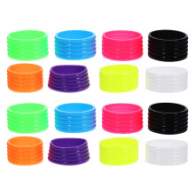 48Pièces Anneaux Grip Silicone Reutilisables Pour Raquettes Sportives
