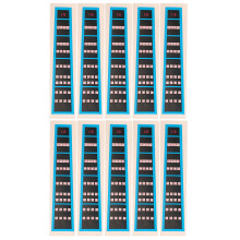 30Pcs Blue Violin Fretboard Note Stickers Easy Tear Finger Guide Tape
