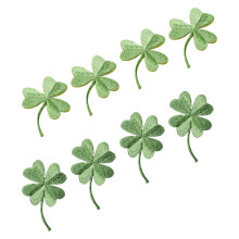16Pcs Light Green Embroidery Appliques for DIY Clothes Repair