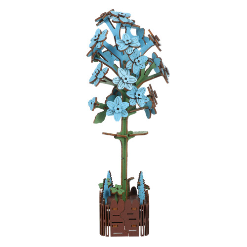 5Ensembles Puzzle 3D En Bois Hyacinthes DIY Décor Multi Couleur