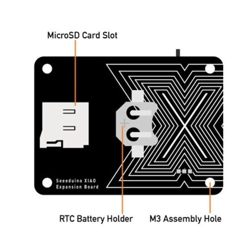 For Seeed Studio Expansion Board Base for XIAO with Grove OLED - IIC, Uart, Analog/Digital 1