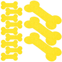 20Packs Yellow Bone Shaped Pet Memorial Paper for Funeral and Tribute