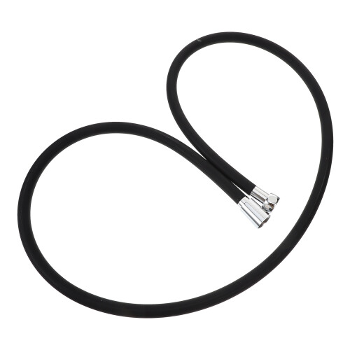 3Pcs Universal Black Shower Head Hose Extra Long Flexible Replacement