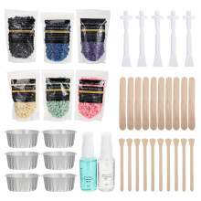 2Sets Wax Beans Nose Hair Removal Set with Tools for Waxing