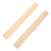 4Pcs Wooden Drumsticks Khaki Drum Practice Sticks for Adults and Kids