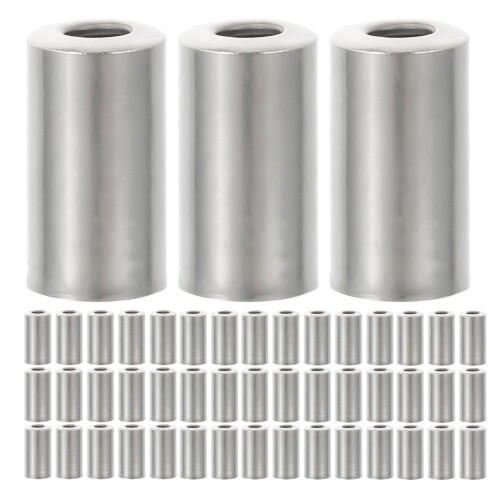 600Pcs Durable Copper Bike Brake Cable Tips Silver End Crimps