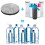 6st MicroDisc Vattenfilter för  Fill och Go Vattenfilterflaskor Karaffer, Vattenfilter MicroDisc Reduce Chlorine 4