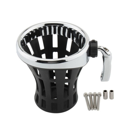 Motorcycle Accessories for   Handlebars Universal Cup Holder Kettle and Beverage Holder Black 1