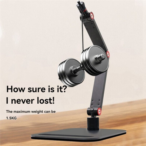 Camera Gimbal Stand Aluminum Alloy Desktop Stand Desktop Projector Bracket for Camera Live Streaming 1