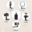 Camera Gimbal Stand Aluminum Alloy Desktop Stand Desktop Projector Bracket for Camera Live Streaming 5