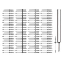 2Sets Ijzeren Dubbele Kop Spijkers, Voor Trim En Wand Hangend Gebruik