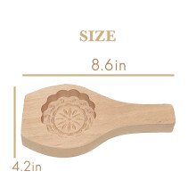 Molde para Bolo de Lua de Madeira Molde de Pastelaria Ferramenta para Fazer Bolos de FeijãO Mung DecoraçãO de Bolo de Chocolate