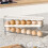 Rolling Egg Dispenser Egg Storage Box Double Layer Egg Roller Organizer Bin with Lid Storage Organizer for Restaurant 3