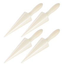 8Pcs Ivory ABS Kitchen Cone Roller Mold DIY Pastry Baking Tool