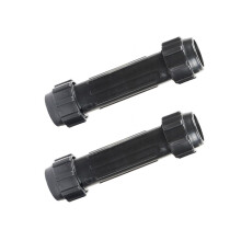 6Pièces Connecteur Rame Aluminium Résistance Noir