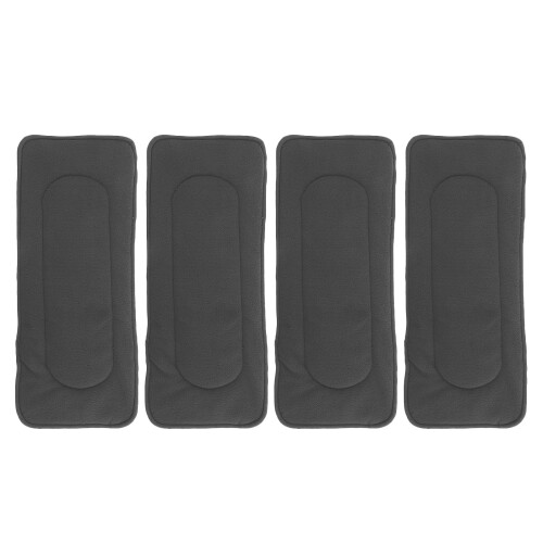 16Pcs Absorbent Baby Nappy Liners Five Layers Reusable Bamboo Charcoal