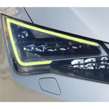 Yellow Angel Eye DRL LED Boards 2017-2020 for Leon MK3 Daytime Running Light Chip Module 5F0941475 5F0941476