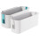 4Stk Kunststoff Nachttisch Organizer Mit Haken, Robust & Langlebig 1