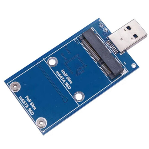 PCI-E MSATA to USB 3.0 External SSD Converter Data Transmission Adapter Module Expansion Card for Windows for 2