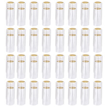 500Pcs Plastic Heat Shrink Caps with Tear-Off Tabs