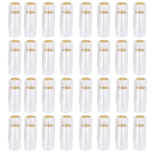 500Pcs Plastic Heat Shrink Caps with Tear-Off Tabs