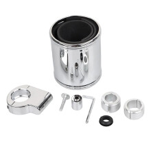 Universal Motorcycle Handlebar Drink Cup Holder Chrome for 7/8Inch 1Inch 1.25Inch Sportster