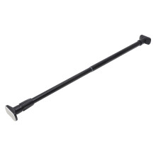 3Pcs Telescopic Black Iron Clothes Rail Tension Pole for Home Use