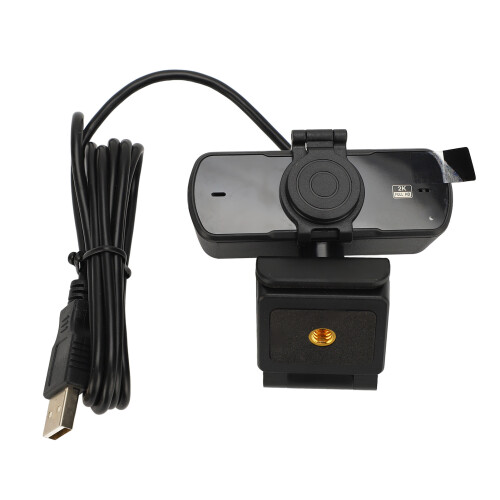 USB 2.0 2K Webcam with Microphone, Full HD Video Conferencing Camera 1