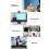 USB 2.0 2K Webcam with Microphone, Full HD Video Conferencing Camera 4