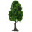 5Pcs Durable Miniature Green Trees for Model Train Scenery and Crafts 1