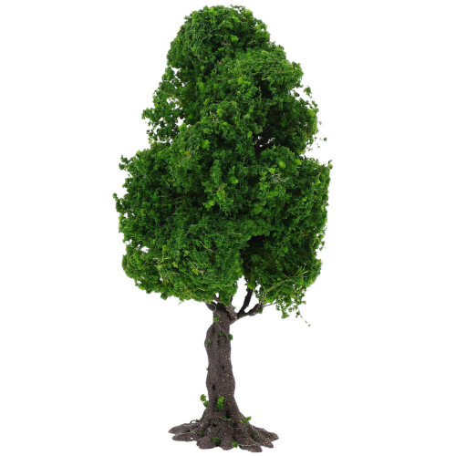 5Pcs Durable Miniature Green Trees for Model Train Scenery and Crafts