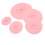 Set di 5 pezzi di coperchi in silicone rosa per microonde 12