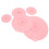 Set di 5 pezzi di coperchi in silicone rosa per microonde 13