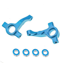 RC Auto-Upgrade Aluminiumlegering Voorste Stuurbekerset voor 1/10 Fighter NXGEN DT04 RC Auto-Accessoires