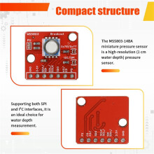 GY-MS5803-14BA Fluid Liquid Gas Pressure Height Sensor Breakout Module Waterproof Pressure Sensor for