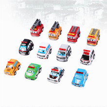 24Pièces Voitures Miniatures Jouets Tirer Rouler Pour Enfants Colorés
