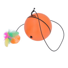 Balle interactive pour chat - 500 mAh, orange