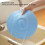 Set di coperchi in silicone, 5 pezzi, blu, copertura per microonde 3