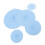 Set di coperchi in silicone, 5 pezzi, blu, copertura per microonde 8