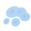 Set di coperchi in silicone, 5 pezzi, blu, copertura per microonde 10