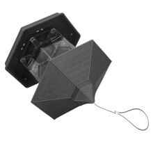Large Capacity Waterproof Hanging Squirrel-Proof Bird Feeder 580ml