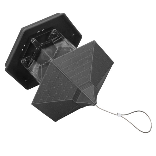 Large Capacity Waterproof Hanging Squirrel-Proof Bird Feeder 580ml