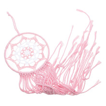 2Pcs Simple Pink Woven Dreamcatcher Tapestry for Indoor Walls