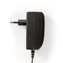 Universal nätadapter | 24 W | 9 - 24 V DC | 1,80 m | 1,0 A - 1,5 A | 6 Stecker | Svart