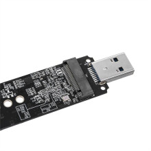 Dual Protocol SSD-Gehäuse M.2 für NVME NGFF auf USB3.1 Konverter M2 SSD-Gehäuseadapter für 2230/2242/2260/2280 SSD