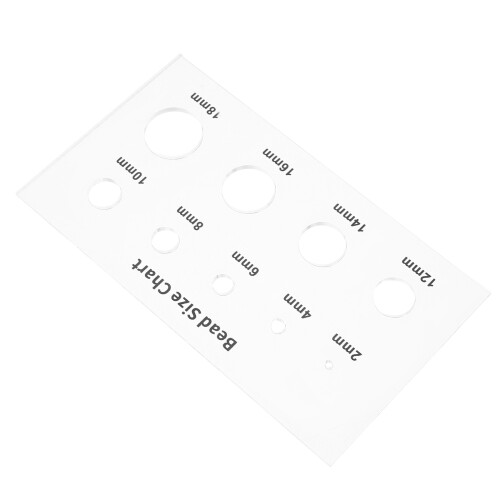 4St Compacte Bead Sizing Ruler Voor Diverse Kralen En Steentjes 1
